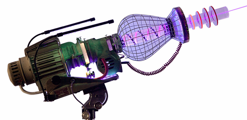 Molecular Disrupter by Illuminatus Lasers, Mike Gould, laser artist