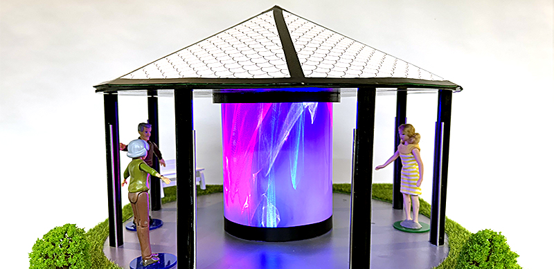 Laser Gazebo Maquette